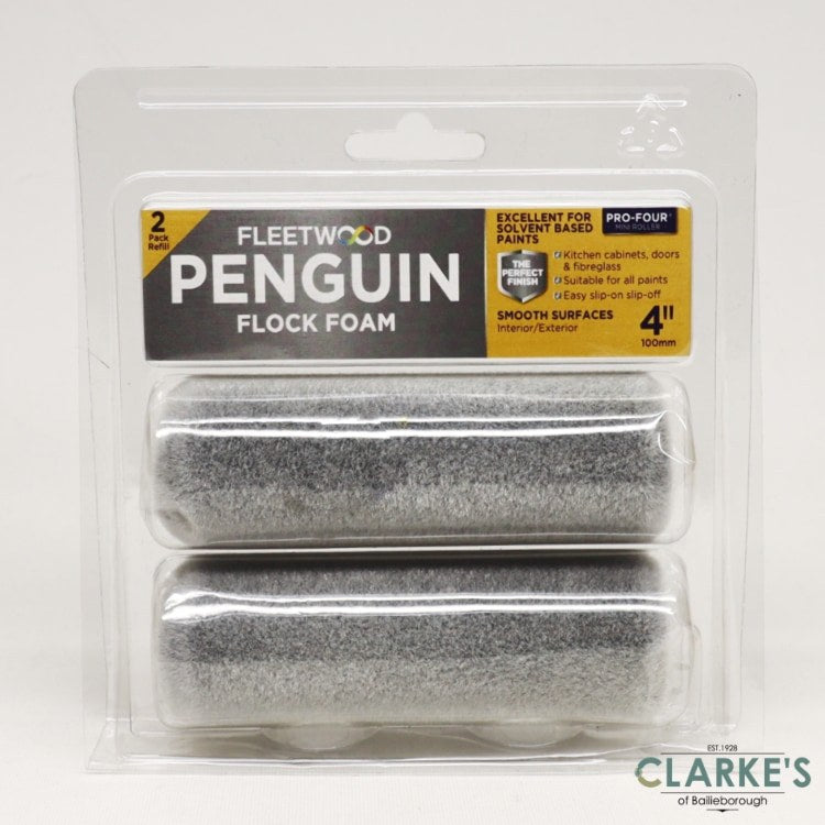 Fleetwood Penguin Flock Foam Roller Sleeves Cumminshardware