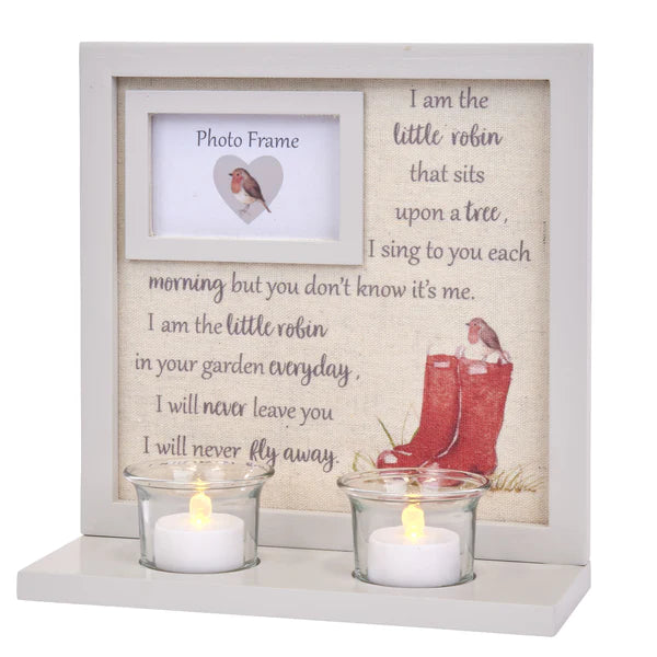Robin Gifts Frame Tea Light Holder