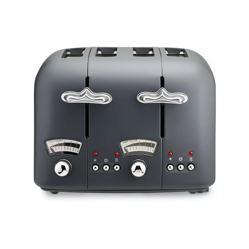 Delonghi Argento Floral Toaster Grey.