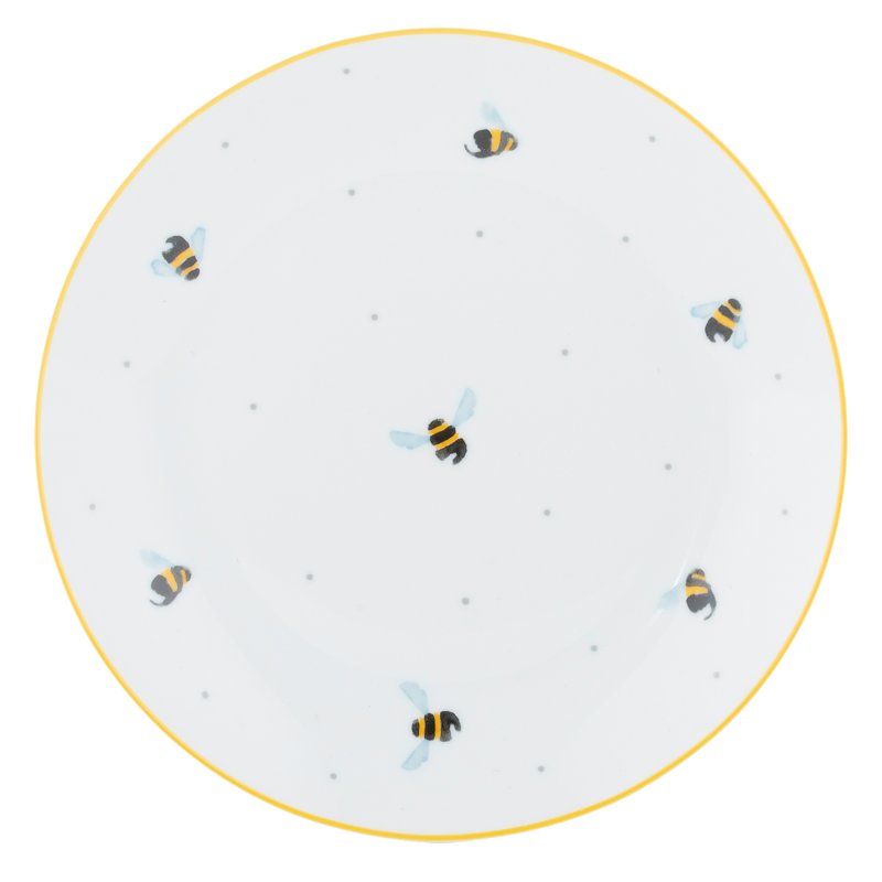 P&K Sweet Bee Side Plate 20.5cm (UNIT)