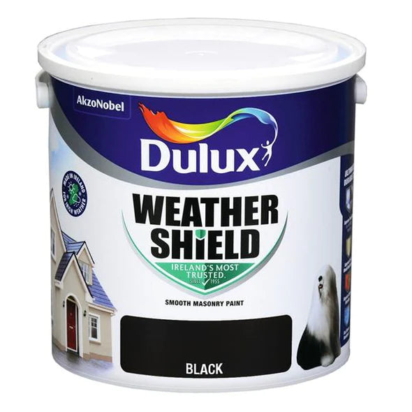 Dulux Weathershield - Black - 5Ltr