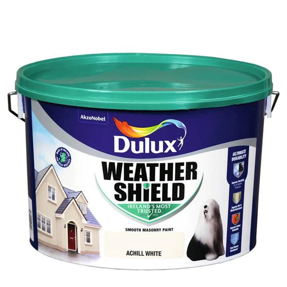 Dulux Weathershield - Achill White - 10 Ltr