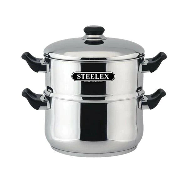 Steelux - 24 cm -  2 tier Steamer