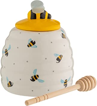 P&K Sweet Bee Honey Pot & Drizzler Gift Box