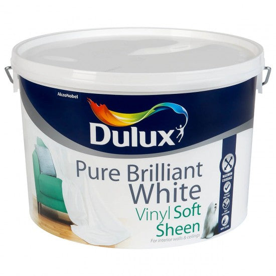 10Ltr Soft Sheen - Pure Bright White