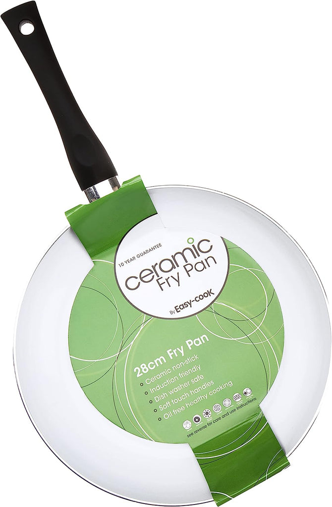 Easy Cook  - 28 cm - Aluminium Ceramic Frying Pan