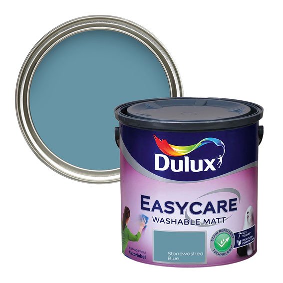 2.5 Ltr Stonewashed Blue - Dulux Easycare Washable Matt