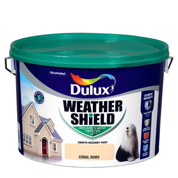 Dulux Weathershield - Coral Ivory- 10Ltr