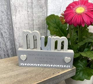 Wooden - MUM CUT OUT BLOCK