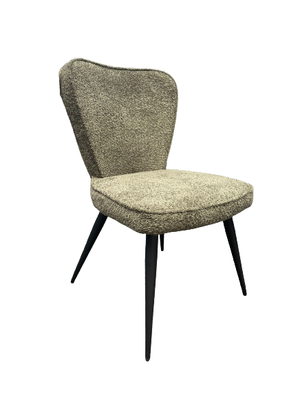 Flavia Dining Chair - Olive Fabric