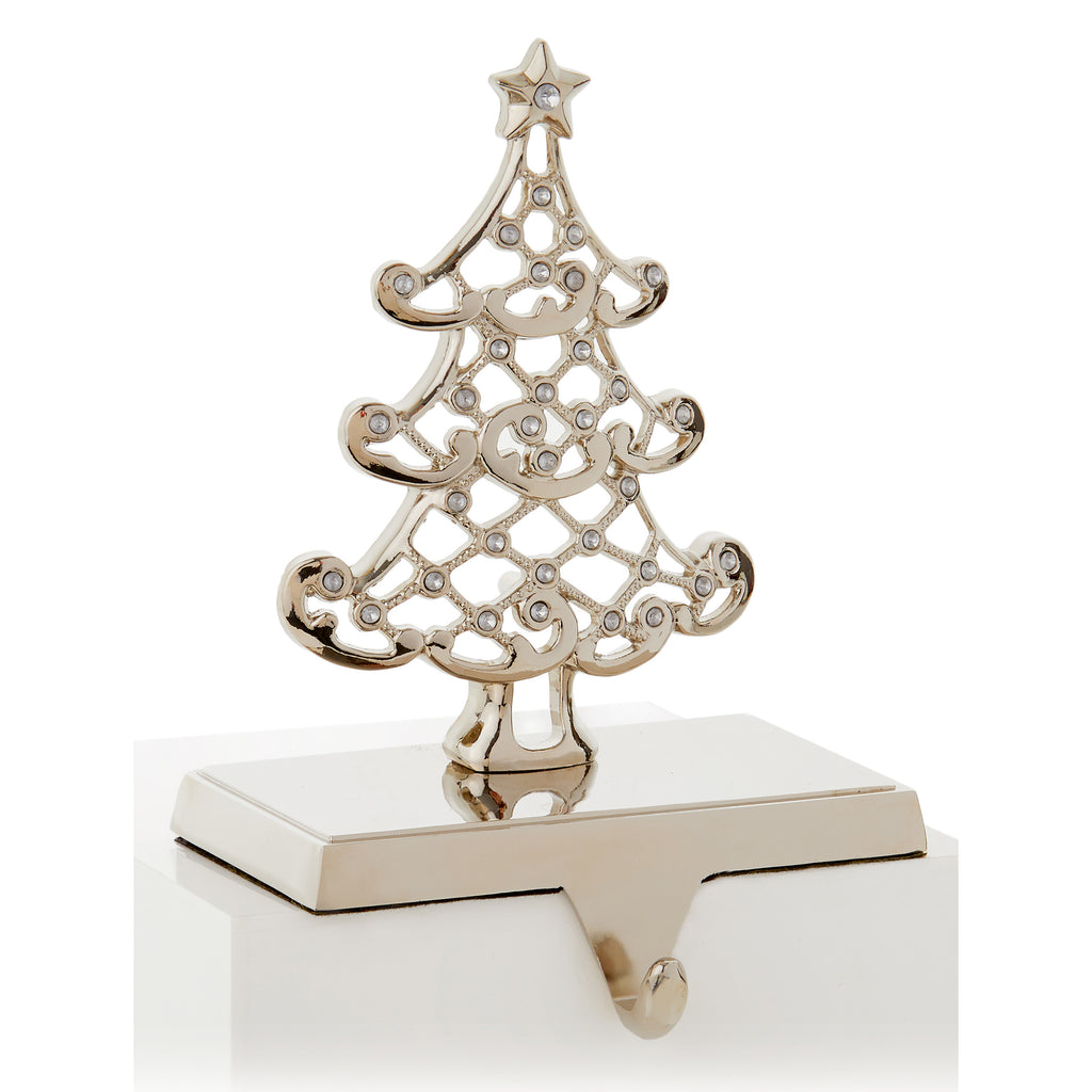 18cm Silver w-Crystal Tree