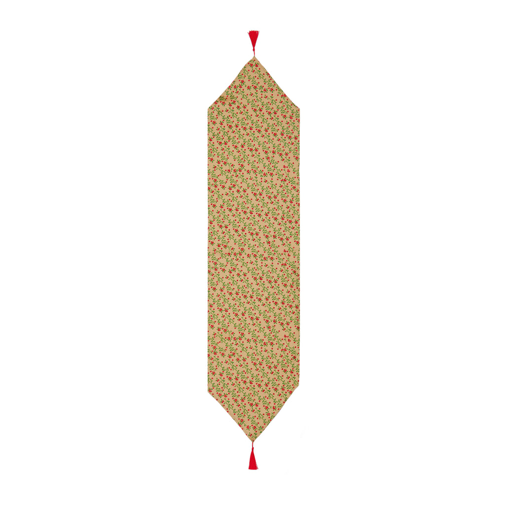 140 x 35cm Red-Gr Jute Berry