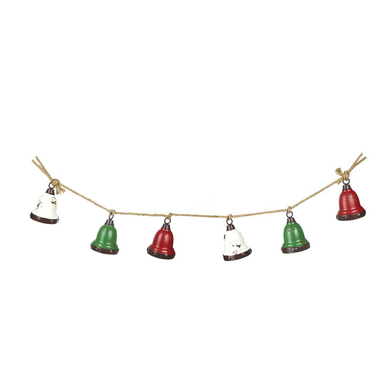 METAL BELLS GARLAND (10x14x128cm)