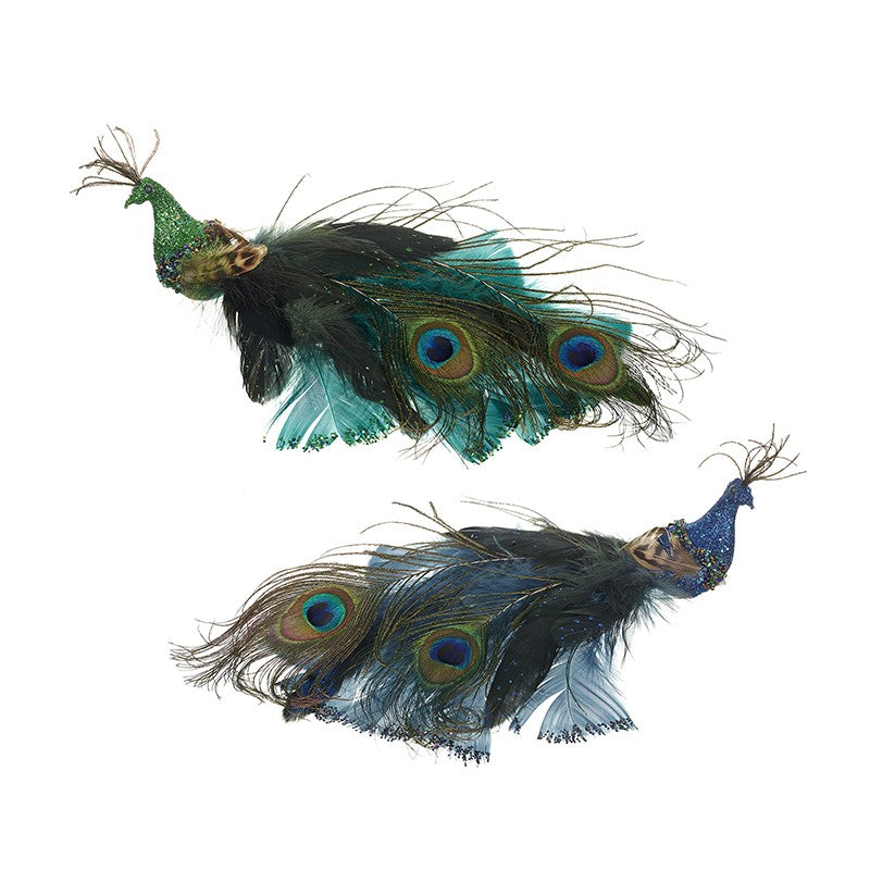 TURQUISE & BLUE PEACOCKS MIX (12x10x26cm)