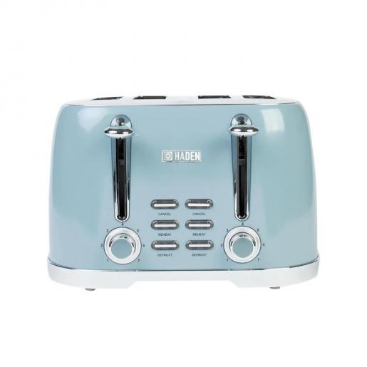 HADEN- Brighton Cotton Blue - 4 Slice Toaster