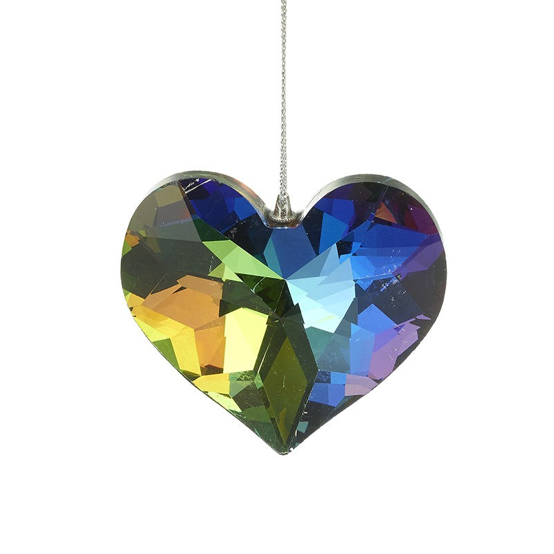 Crystal Hanging Small Heart  (4x4x2cm)