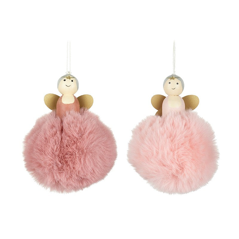 PINK POM POM ANGEL MIX ( 7.5x7.5x10cm)
