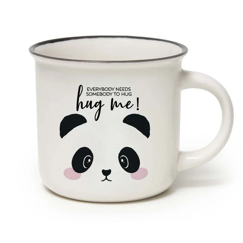Cup-puccino Everybody needs somebody to hug New Bone China Porcelain Mug - LEGAMI
