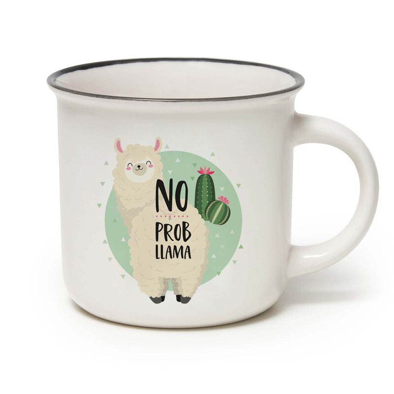 Cup-puccino No probllama New Bone China Porcelain Mug - LEGAMI