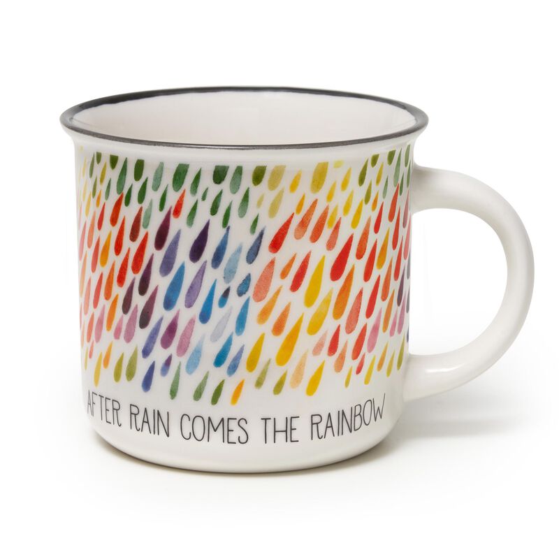 Cup-puccino After Rain New Bone China Porcelain Mug, - LEGAMI