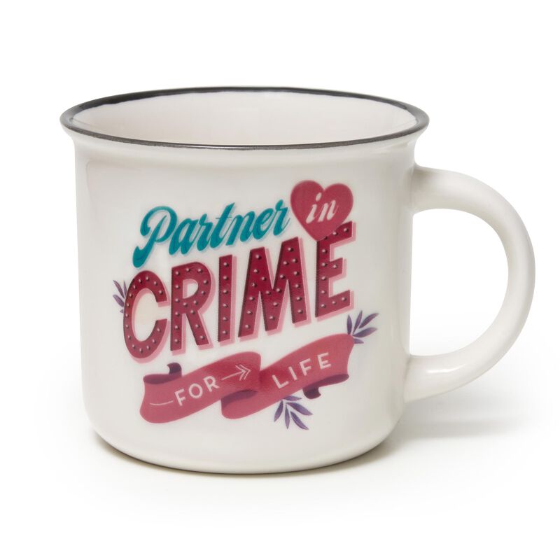 Cup-puccino Partner in Crime New Bone China Porcelain Mug - LEGAMI
