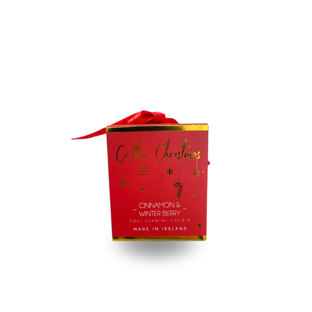 CINNAMON & WINTER BERRIES (RIBBON) 20CL - Celtic Candles