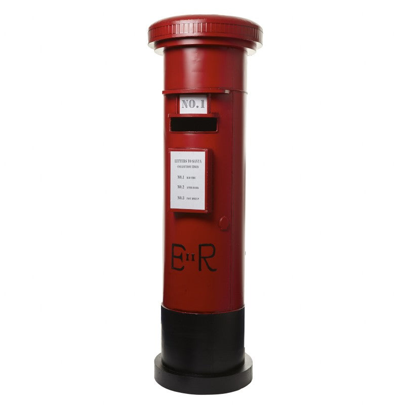 Red Post Box (123x40x40cm)