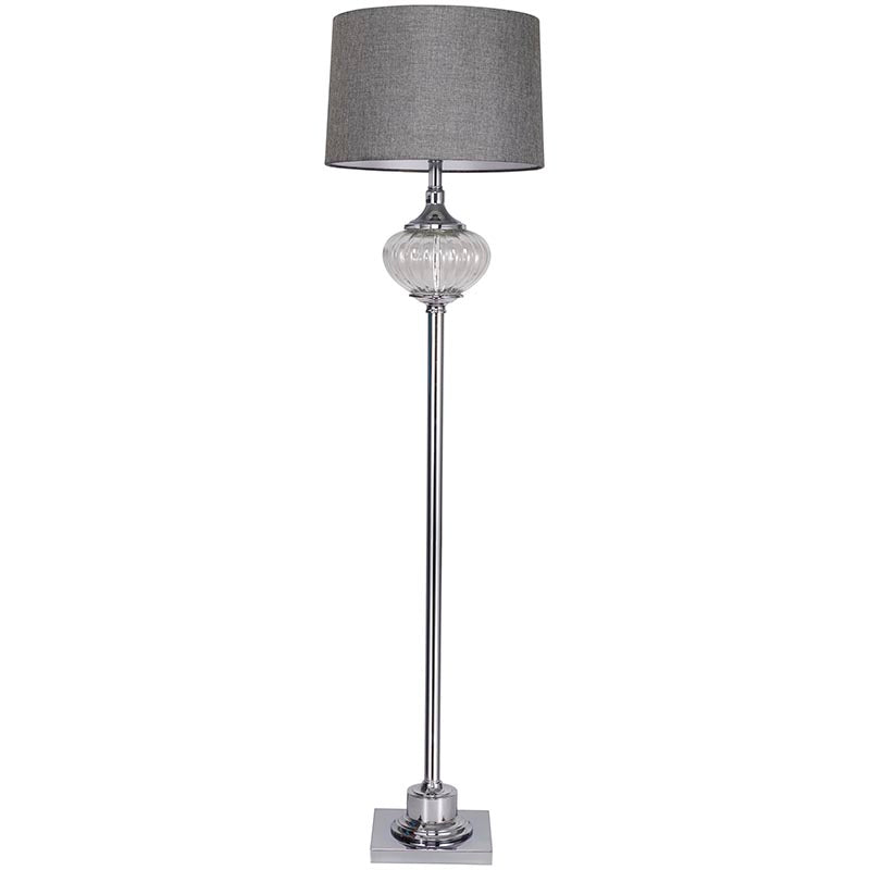 60'' Pumpkin Shape Floor Lamp