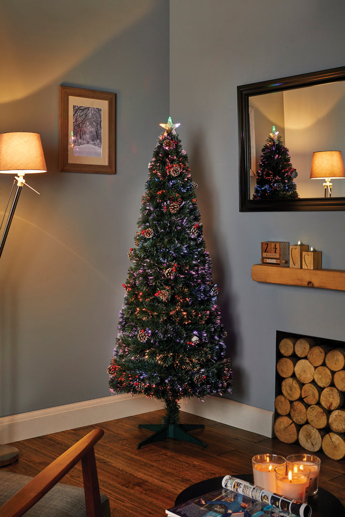 1.2M Pencil Tree w-Pinecones