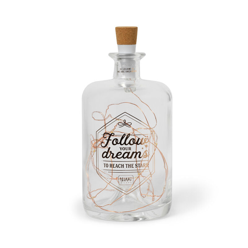 Glass Bottle with Led Lights - Legami