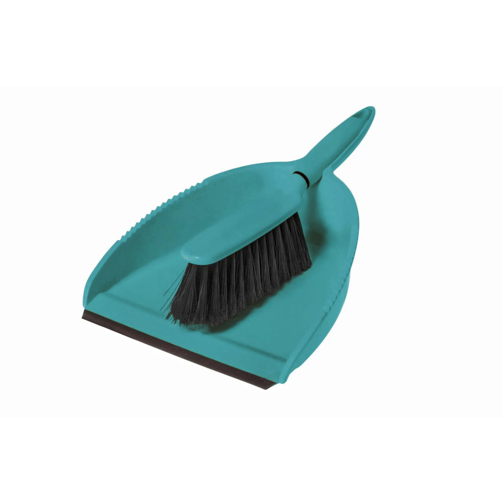 Greener Cleaner Dustpan & Brush (Turquoise, Red, Blue or Cream)