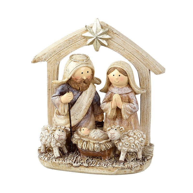 Nativity Stable Scene (11x6x12cm)