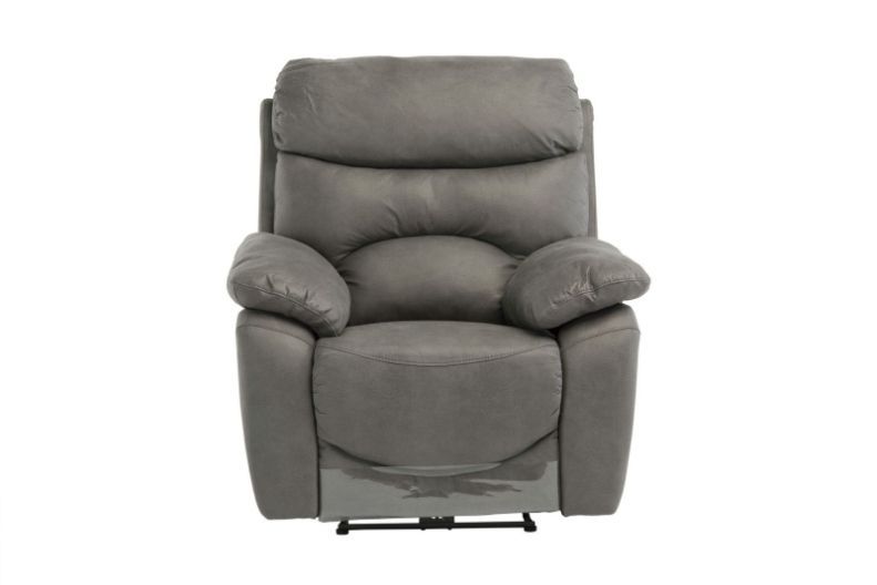 Layla Electric Recliner - Armchair - Grey Fabric