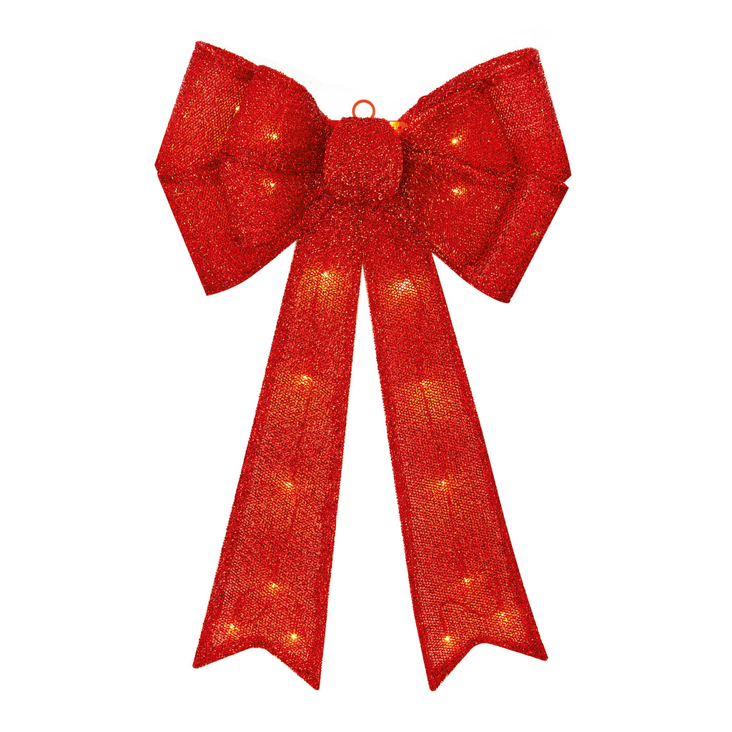 50cm BO Red Fabric Bow with