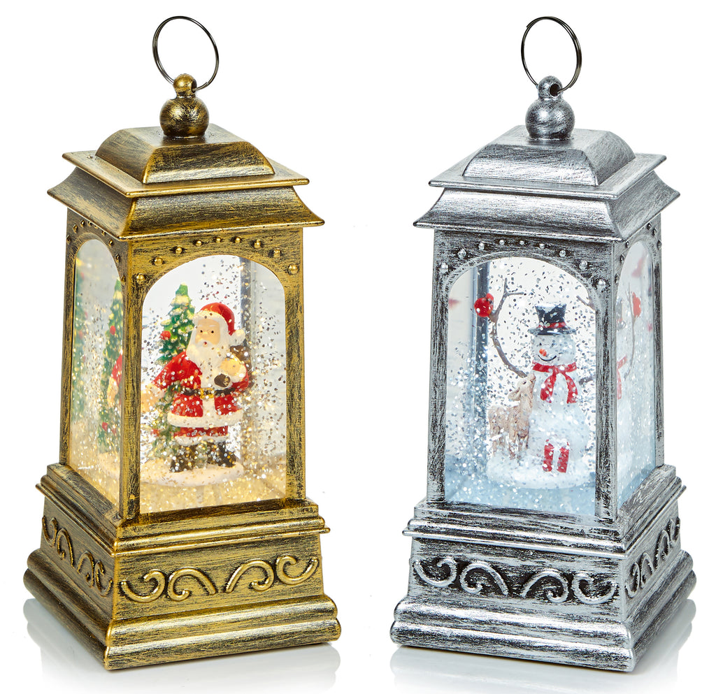 21cm - Glitter Spinner Lantern