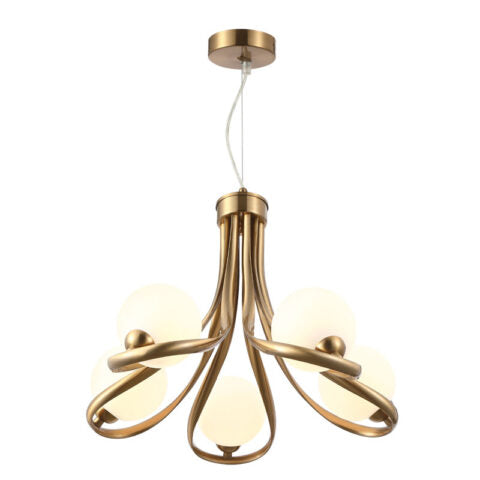 5L MATT BRASS TWIRL PENDANT RANGE