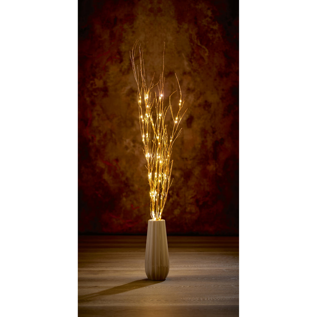 1.2m Rose Gold Lit Twigs with