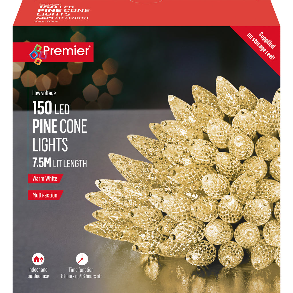 150L C6 Bulb Cap Light String