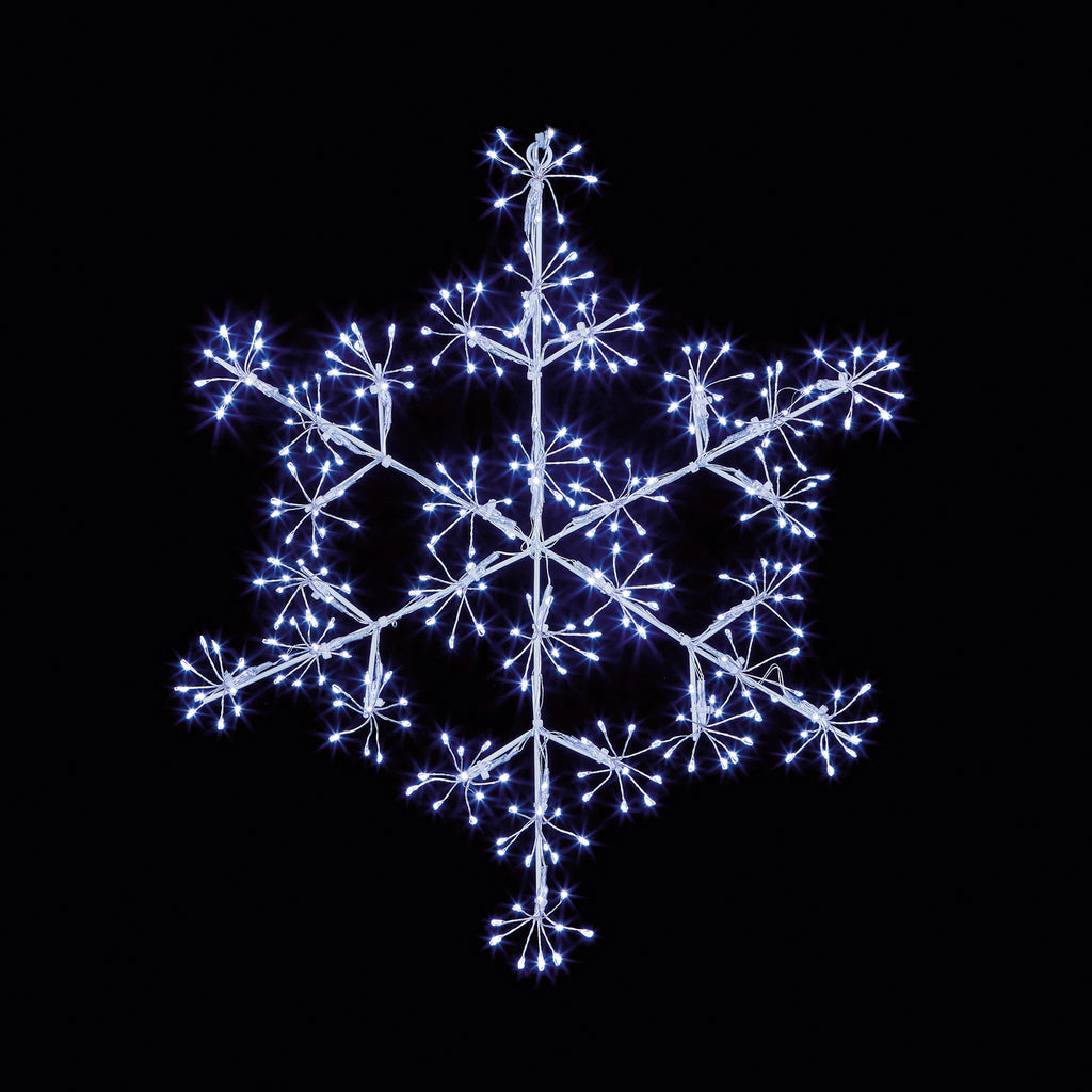 60cm Silver Snowflake