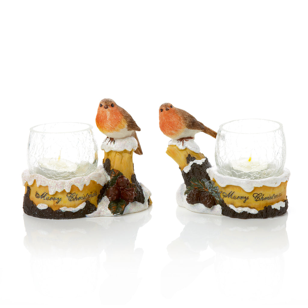 13cm Robin Tea Light Holder