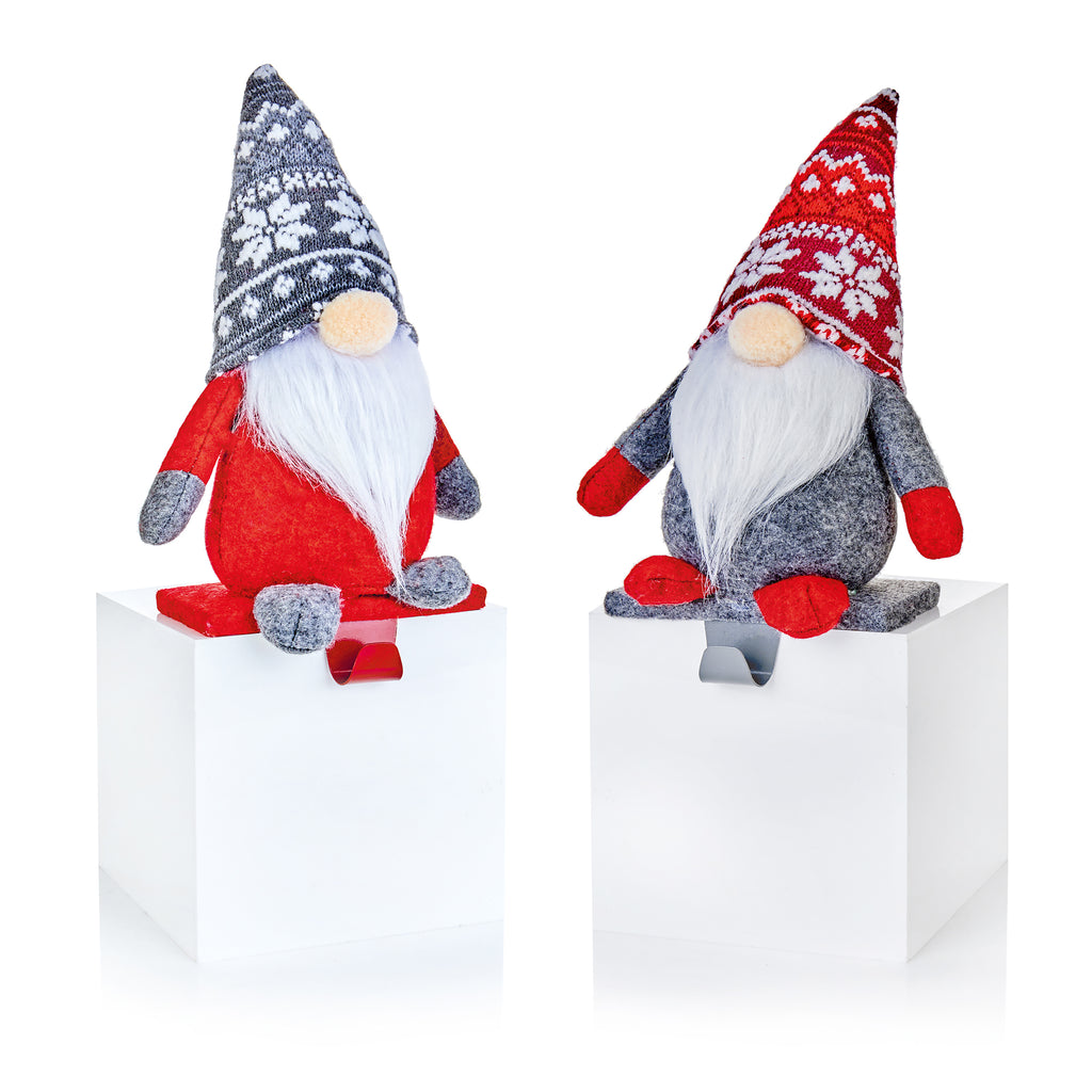 33cm Plush Gnome Stockng Holdr