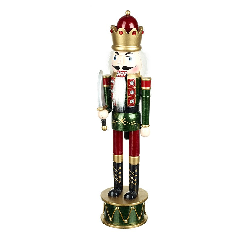 Wooden Standing Soldier Nutcraker Dec (H38cm)