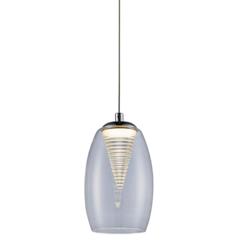 1L COBE LED PENDANT (CLEAR GLASS)