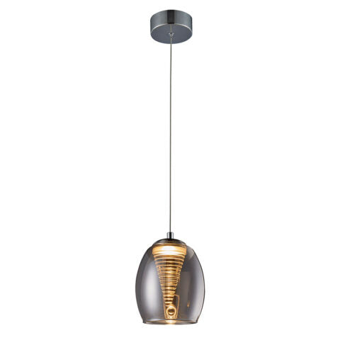 1L COBE LED PENDANT (Smoke Glass finish)