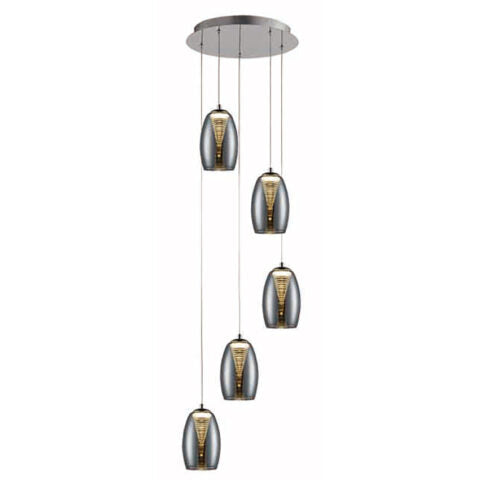 5L COBE LED PENDANT (Smoke Glass finish)