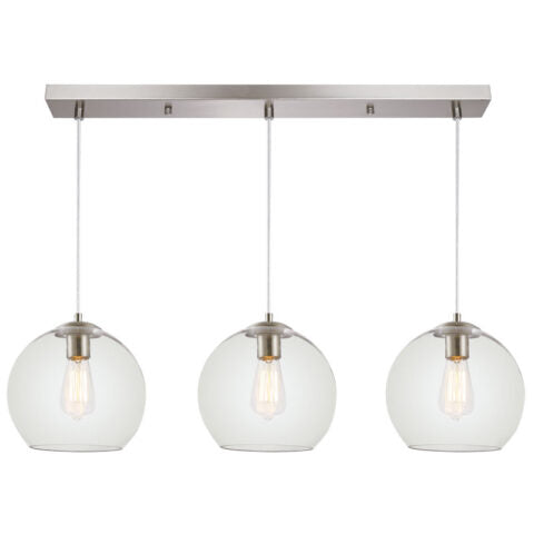 3L CLEAR GLASS GLOBE PENDANT