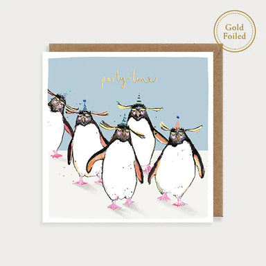Birthday Penguins Card