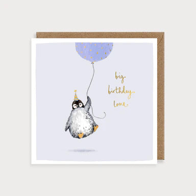 Penguin Big Birthday Love Card