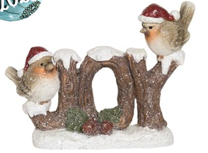 Robin Decorative Ornament Joy (13.5cm)