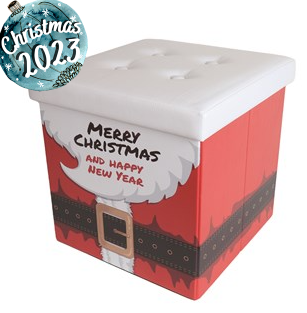 Santa Suit Storage Ottoman Cube 38cm